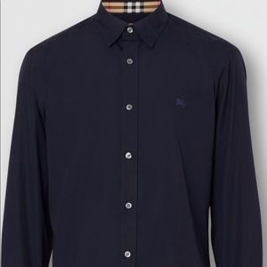 Men’s BURBERRY Button Stretch Cotton Shirt